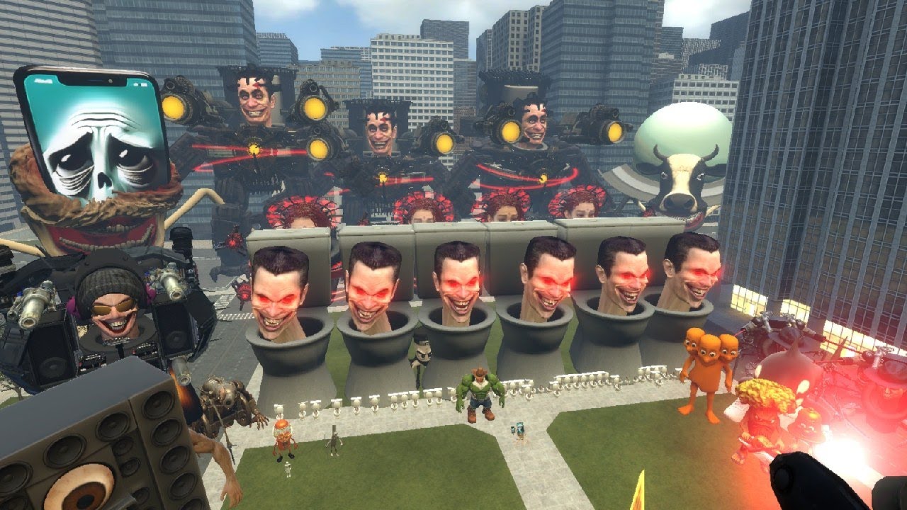 THE GANG OF MAD ASTRO SKIBIDI TOILET VS ITALIAN BRAINROT HOTSPOT MONSTER