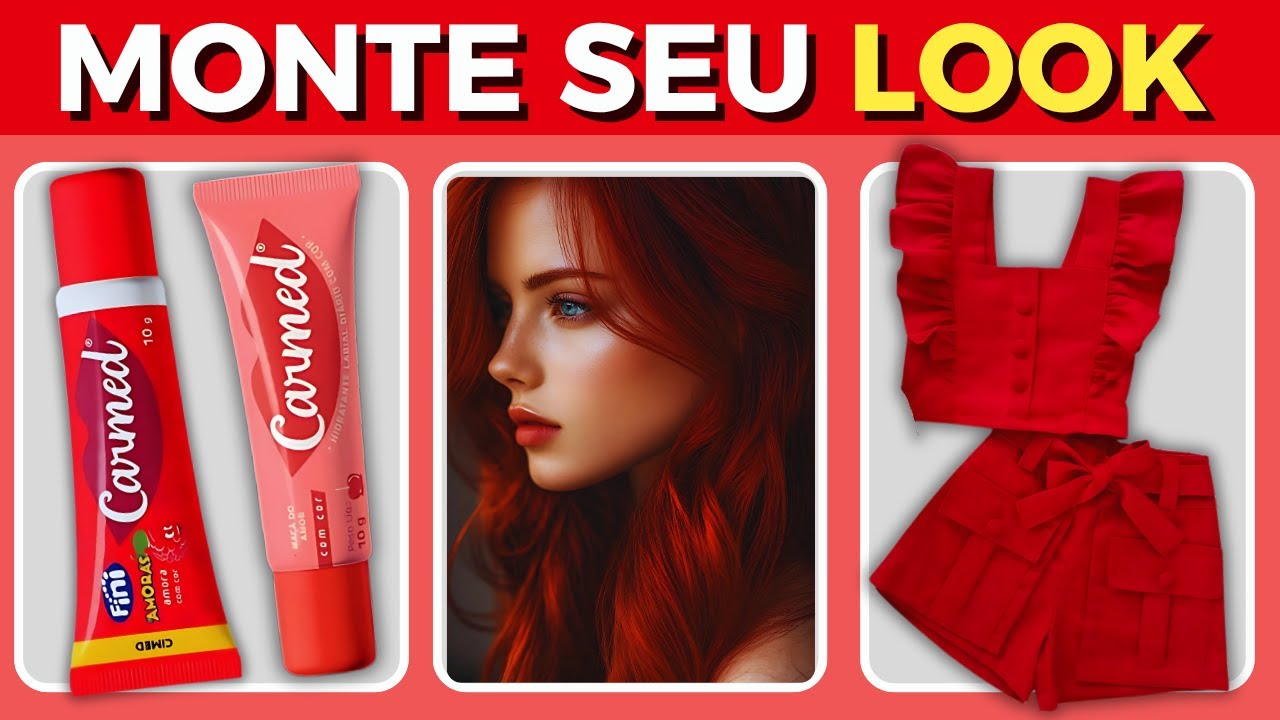 MONTE SEU LOOK VERMELHO 💖 DESAFIO FASHION