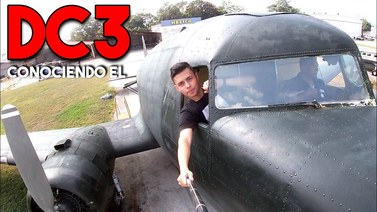 Conociendo un DC3 en Ilopango -  Hablamos con uno de sus mecánicos! [KSGAviation]
