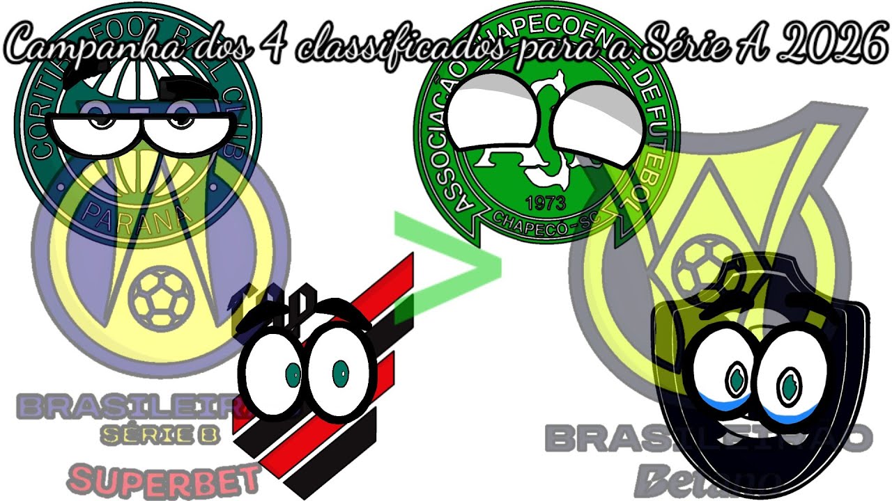 Campanha dos 4 classificados para o Brasileir&atilde;o S&eacute;rie A 2026