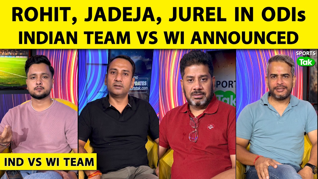 🔴INDIAN TEAM FOR WEST INDIES ANNOUNCED: ROHIT, JADEJA, JUREL, REDDY IN ODIs, NO PANT, NO SHAMI