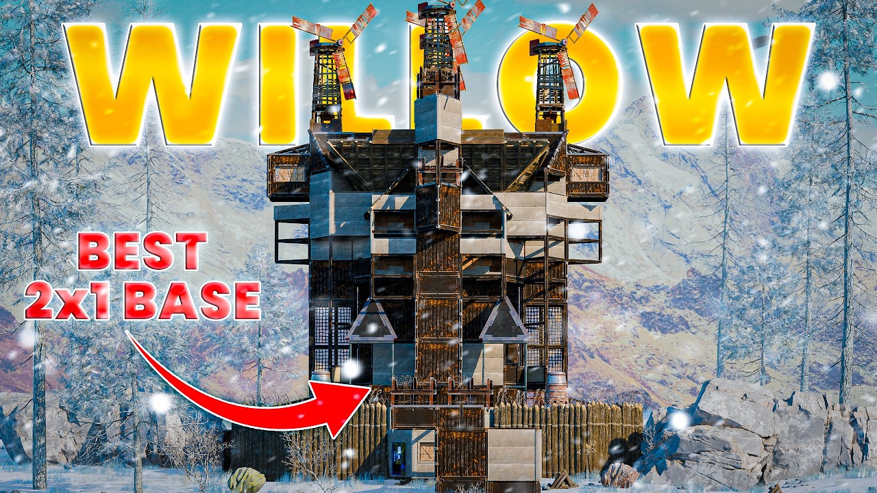 The Best QUAD 2x1 in Rust Base | The Willow 2026