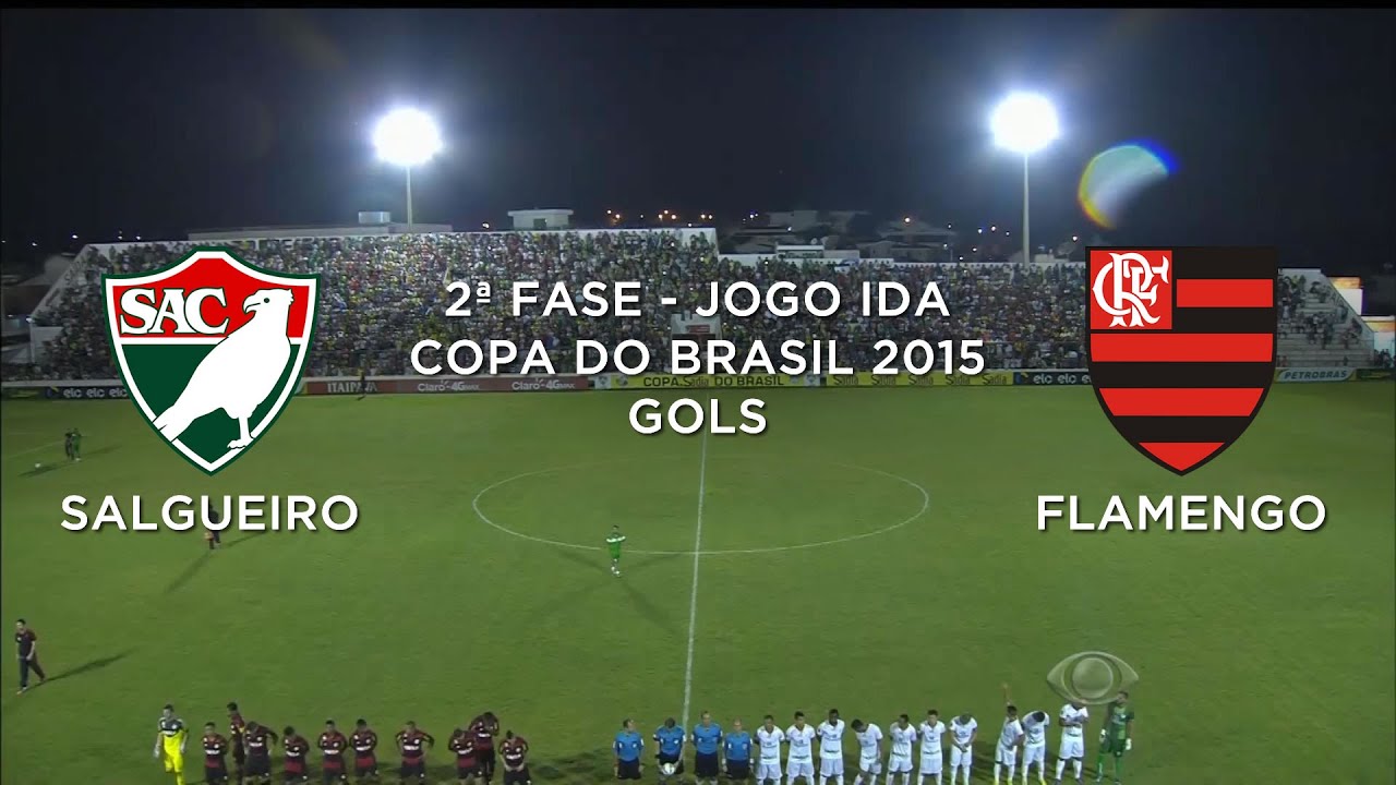 Gols - Salgueiro-PE 0 x 2 Flamengo-RJ - Copa do Brasil - 22/04/2015