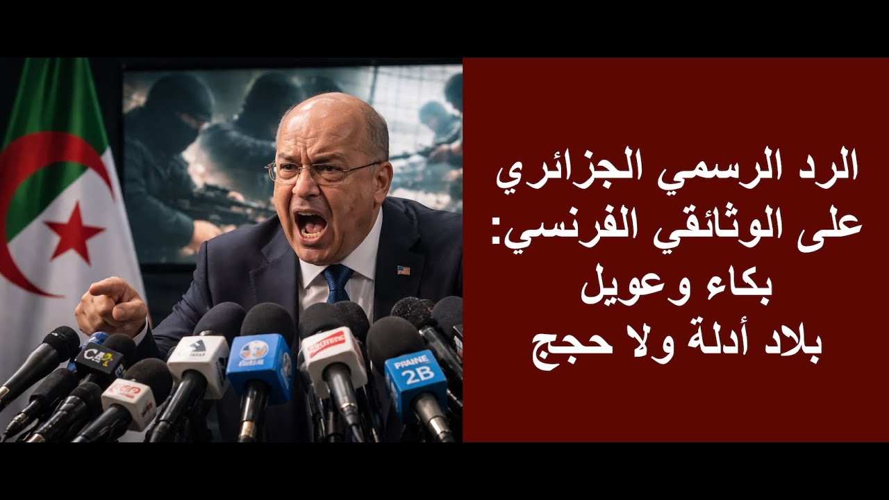 الرد الرسمي الجزائري على الوثائقي الفرنسي: بكاء وعويل بلا دليل