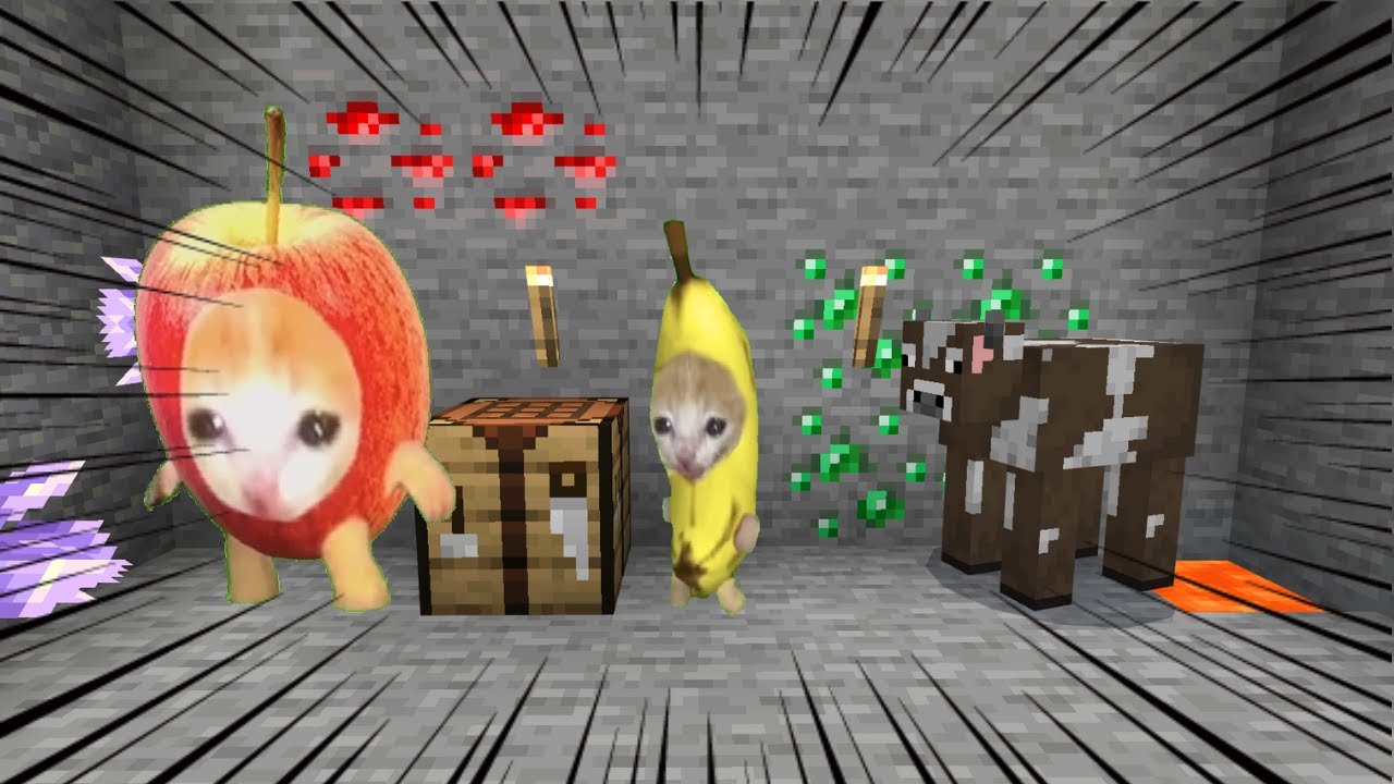 バナナ猫がマイクラにやってきた！【総集編 Part 4】