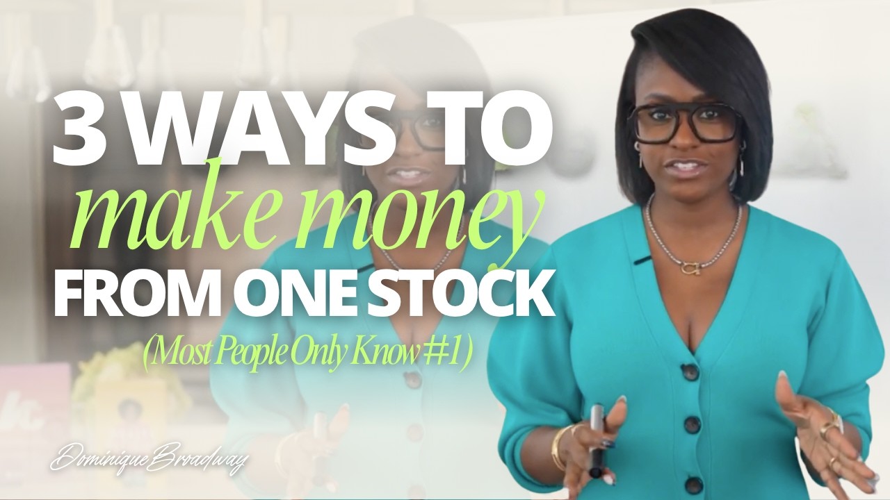 3 Ways to Make Money From ONE Stock (Most People Only Know #1)