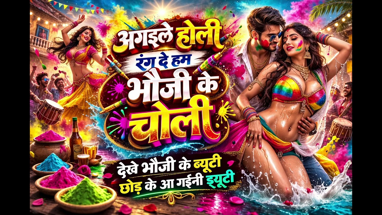 अगइले होली - भौजी संग रंगवा वाली होली