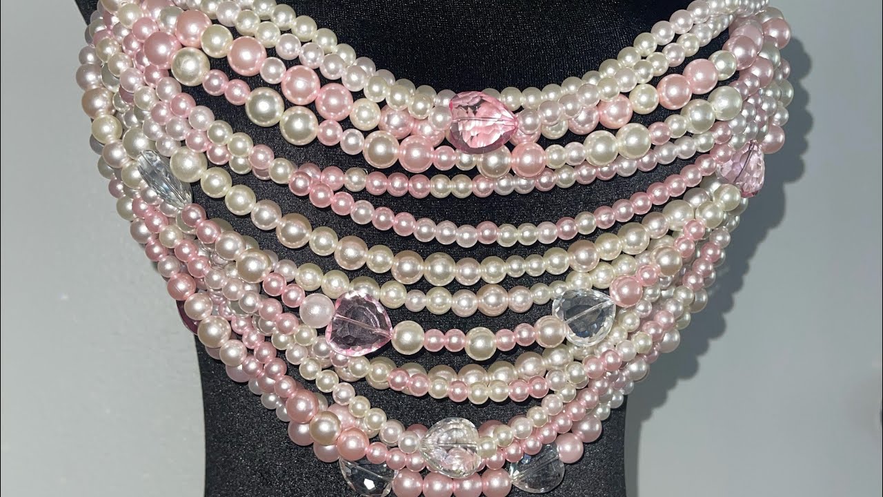 Pearl Beaded Bra DIY