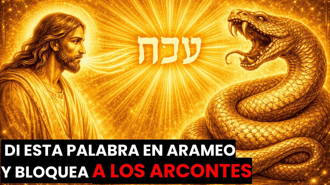 Jesús Enseñó en Arameo la Palabra que Expulsa a los Arcontes — La Biblia la Ocultó Deliberadamente