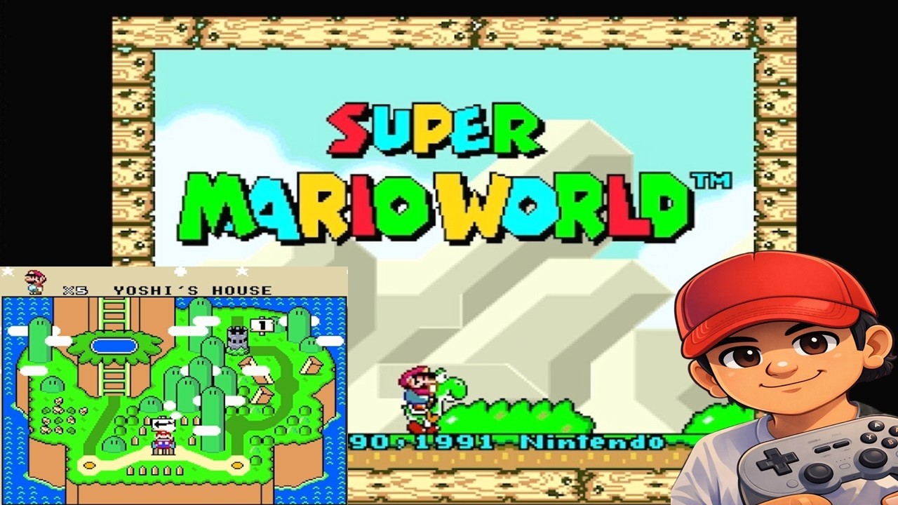 Super Mario World T1 EP1 Flashback Yoshi (Mundo 1)