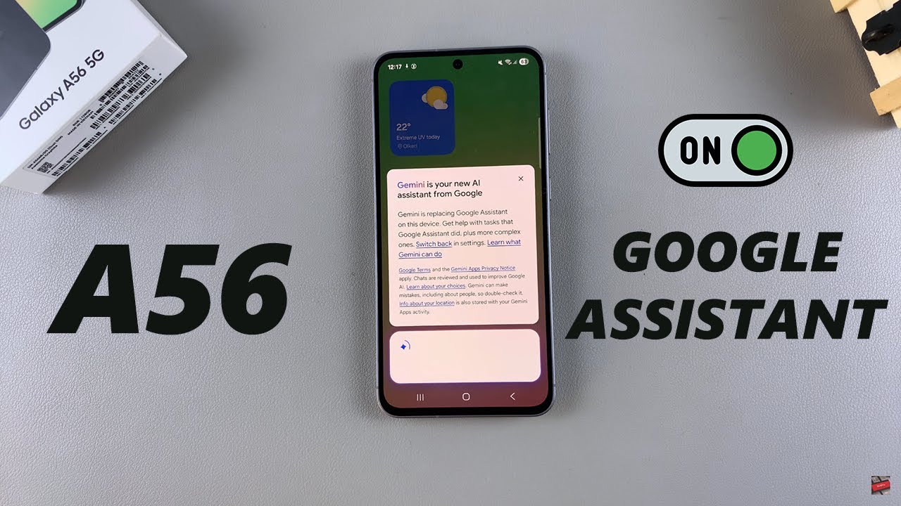 How To Enable Google Assistant On Samsung Galaxy A56