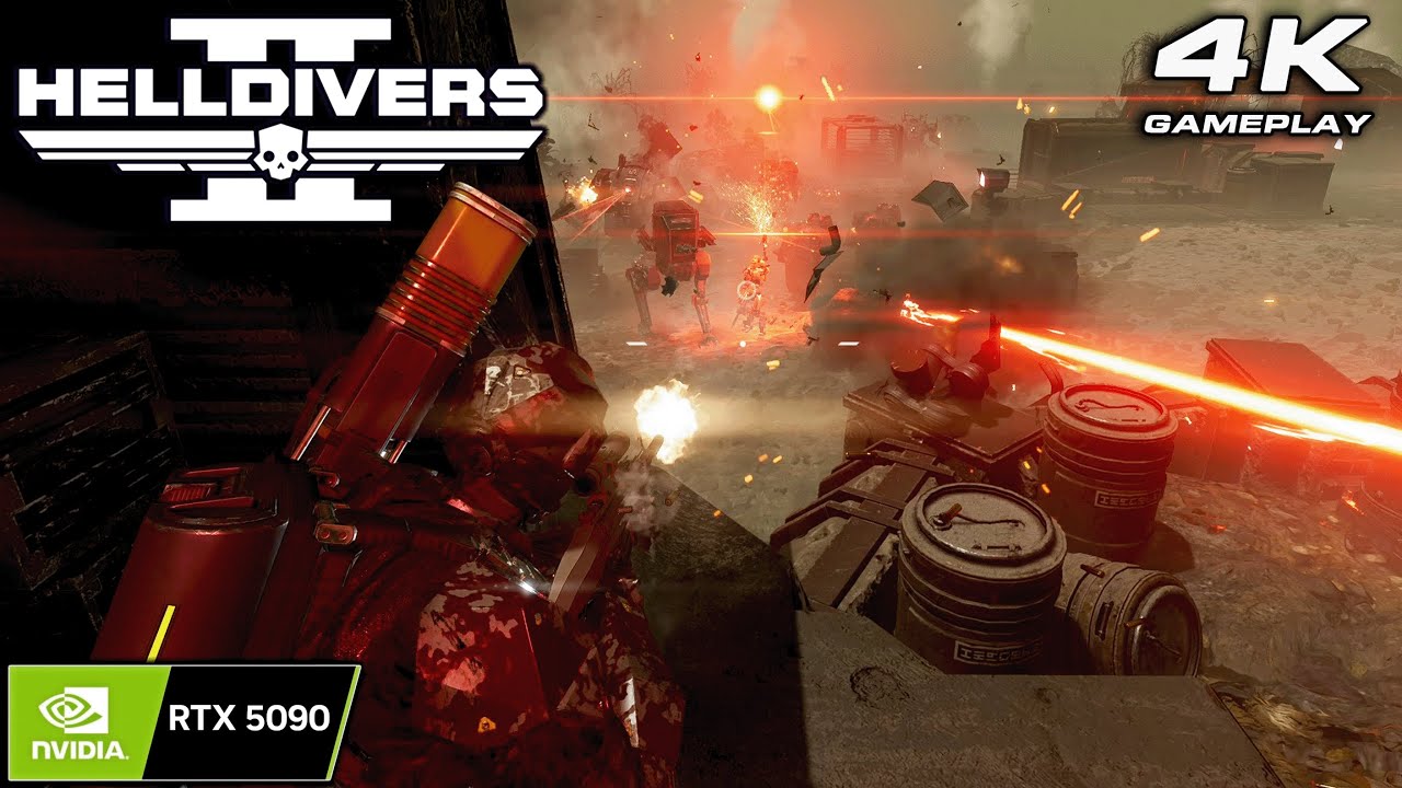 Helldivers 2: 4K Gameplay No Commentary ULTRA Settings | RTX 5090 P1098