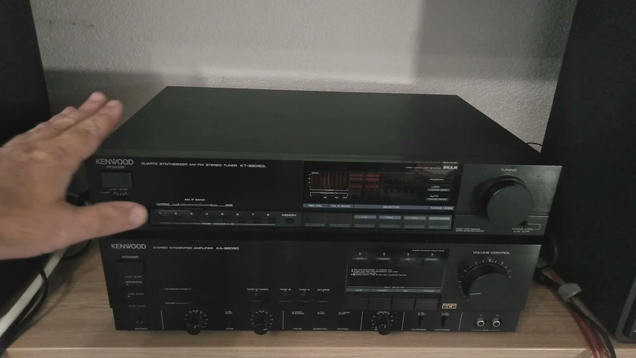 Стерео усилитель Kenwood KA 880 SD и тюнер Kenwood KT-990 SDL