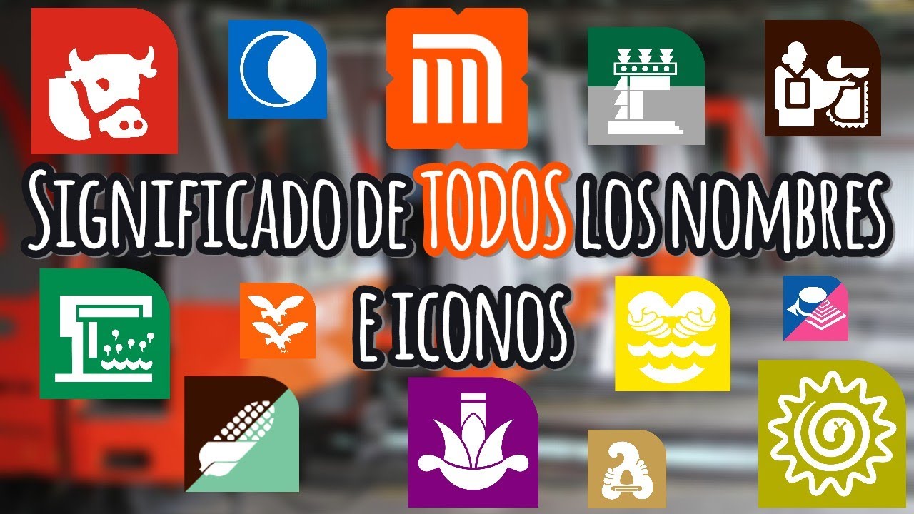 Origen del nombre y logotipo de TODAS las estaciones del metro (CDMX) | Proyecto Gato Negro