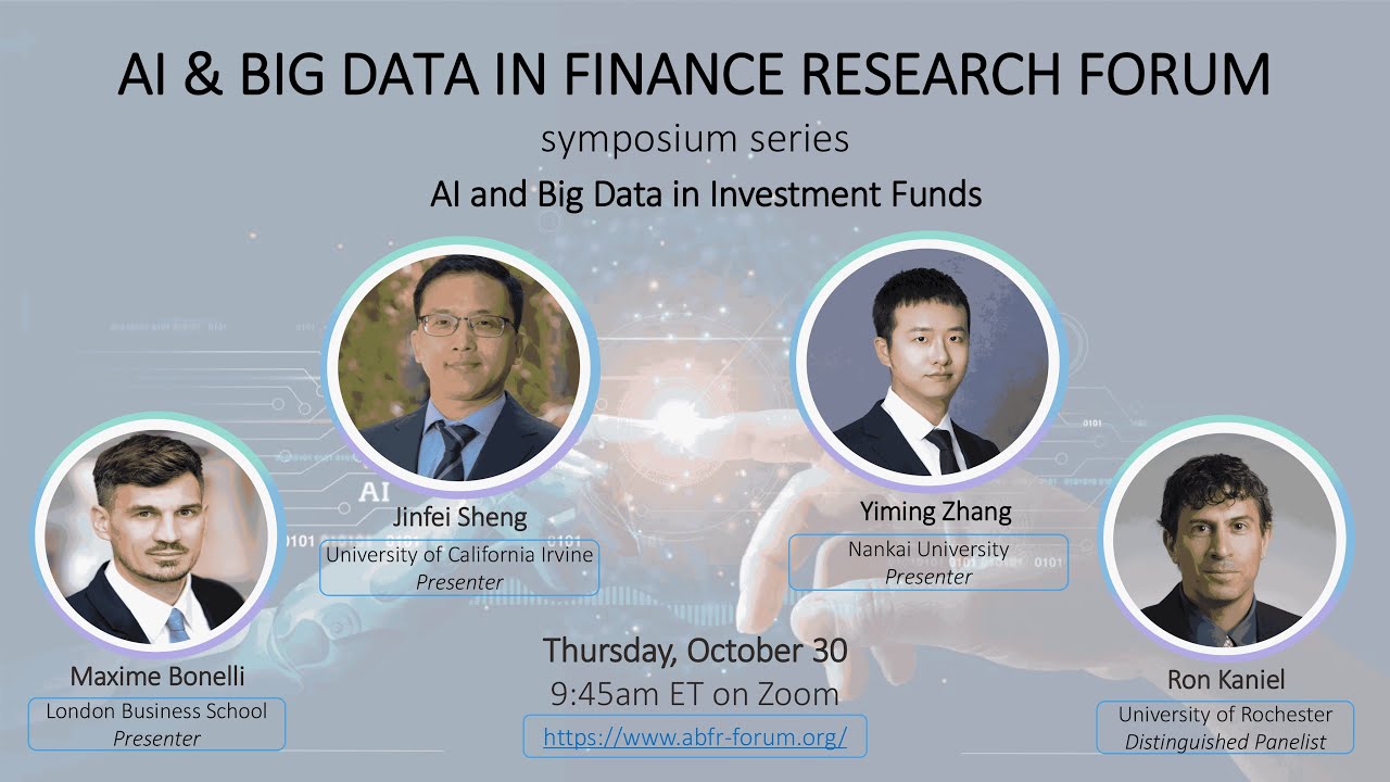 ABFR Symposium: AI and Big Data in Investment Funds
