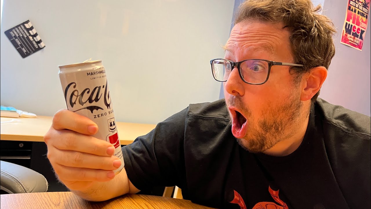 COCA-COLA x MARSHMELLO Taste Test REVIEW (Yum? Or Ew?)
