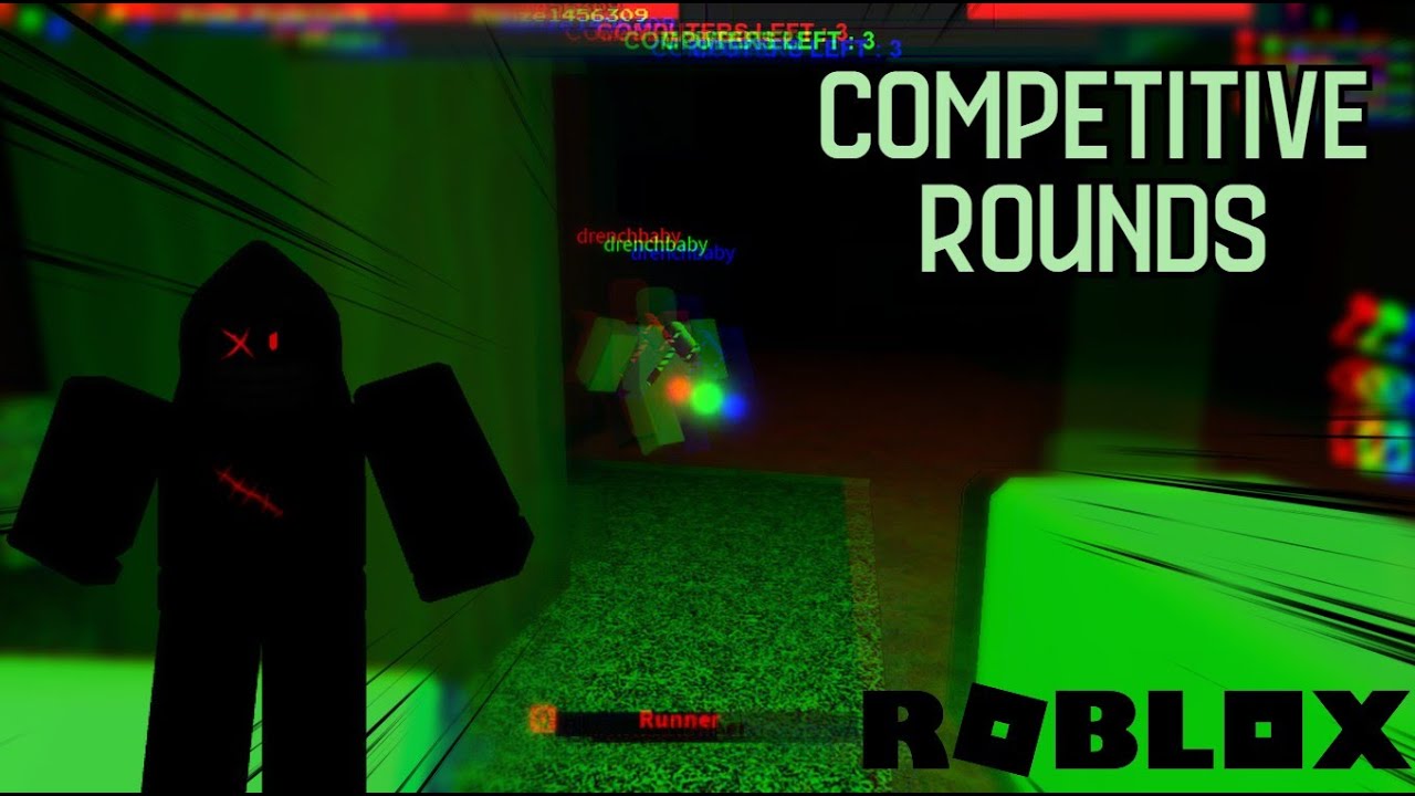 Playing competitive rounds in Flee The Facility