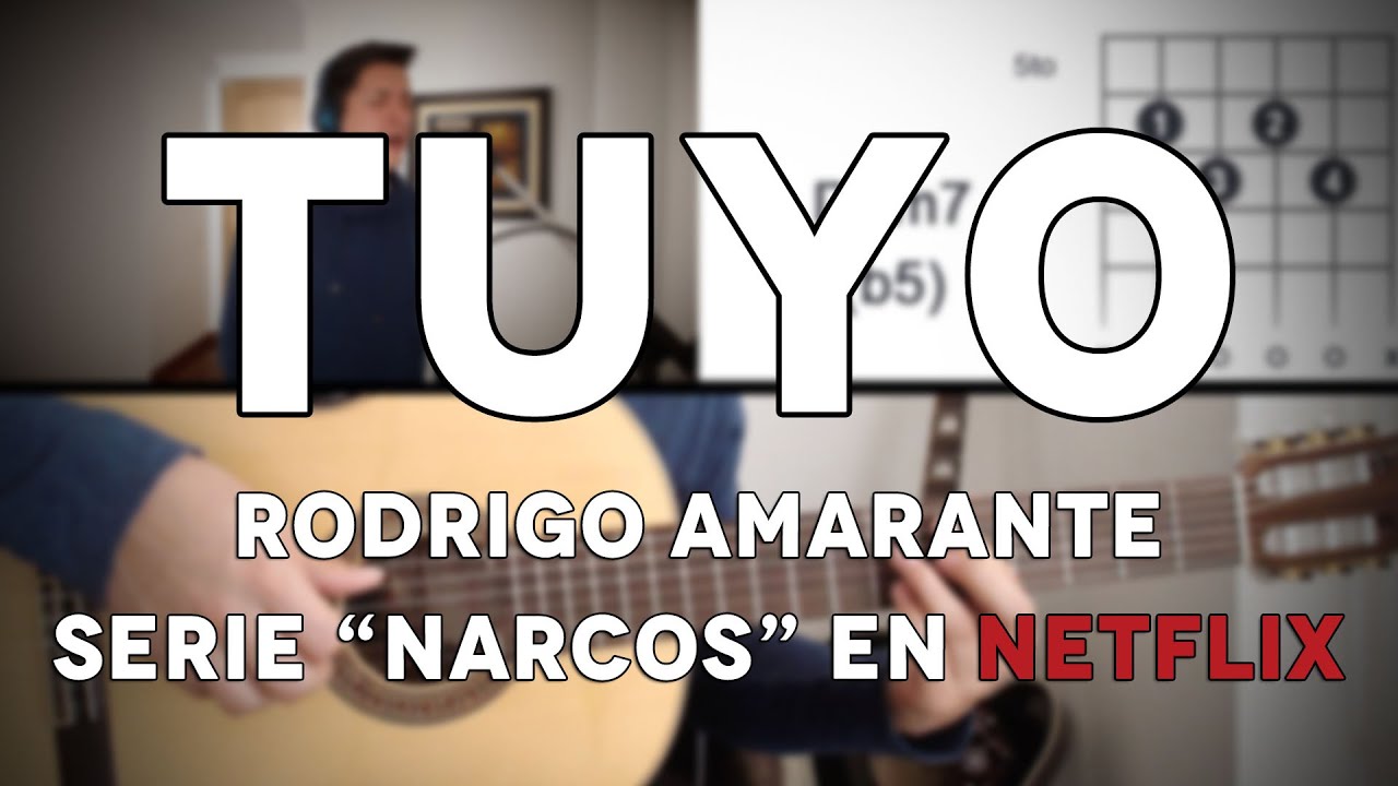 Tuyo Rodrigo Amarante Tutorial Cover - Guitarra [Mauro Martinez]