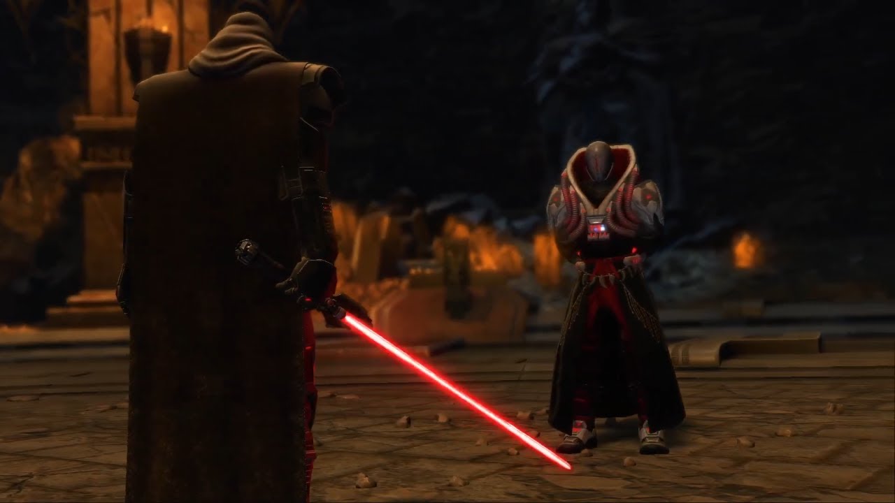 SWTOR jedi Sentinel Darth Malgus vs Darth Jadus