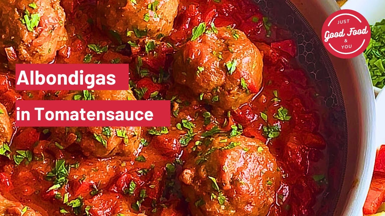 Albondigas in Tomatensauce | spanische Hackb&auml;llchen | schnell und einfach zubereitet
