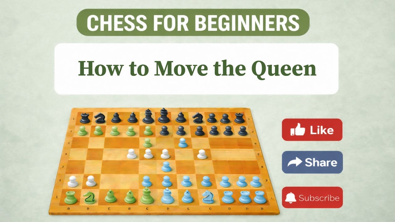 Chess for Beginners | Moving the queen | Unit 1 | Section 1 | Duolingo Chess