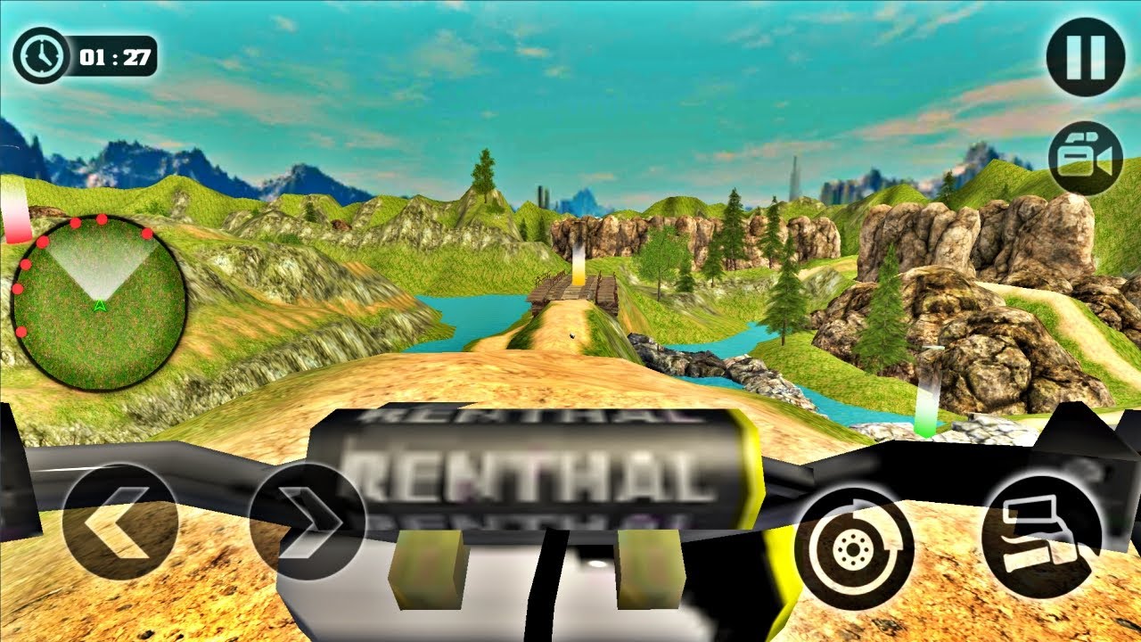 POV Mountain Road Motorcycle  - Uphill Offroad Motorbike Rider - Racing Game - Android IOS Gameplay
