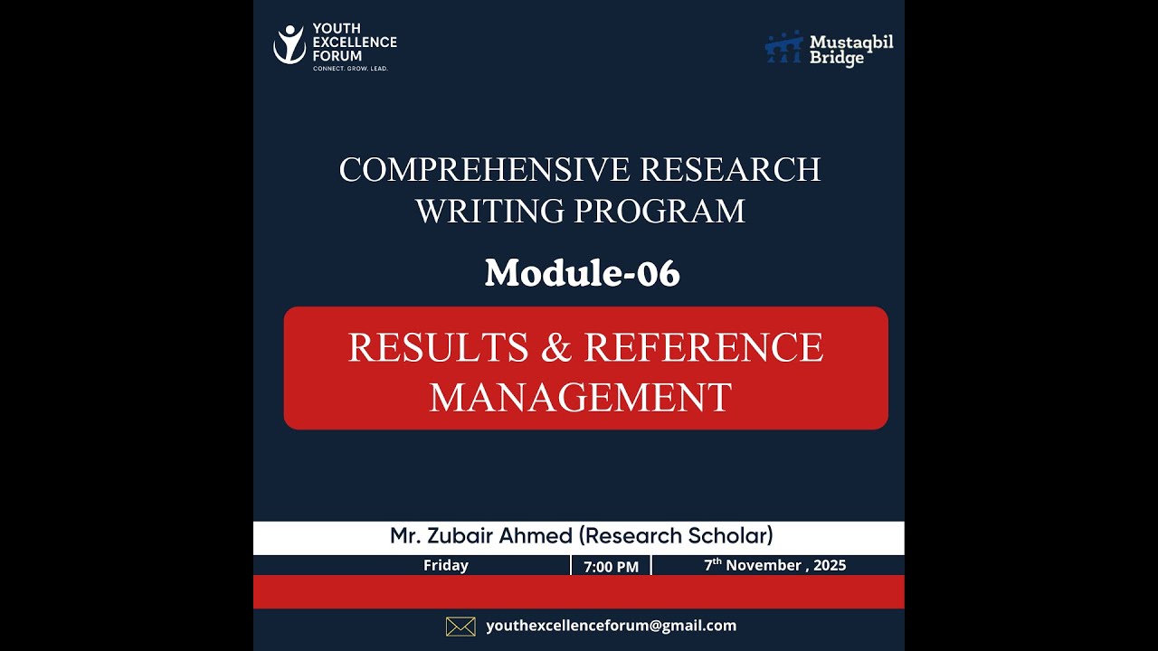 Module 6: Results and Reference Management