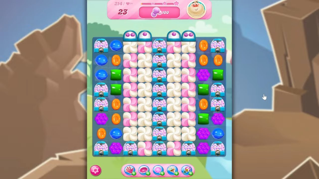 Candy Crush Saga LEVEL 214 NO BOOSTERS (new version)🐟☑️