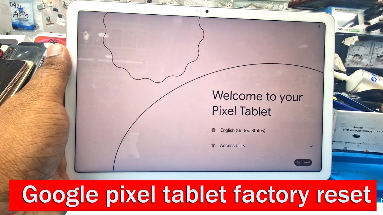 Google pixel tablet factory reset Rmove password & Patten Lock✅