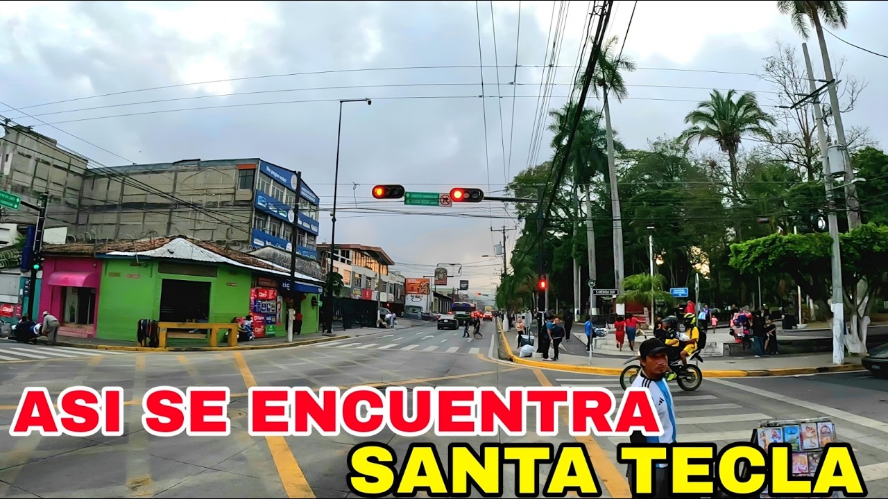 ASI SE ENCUENTRA SANTA TECLA EN 2025. #elsalvador