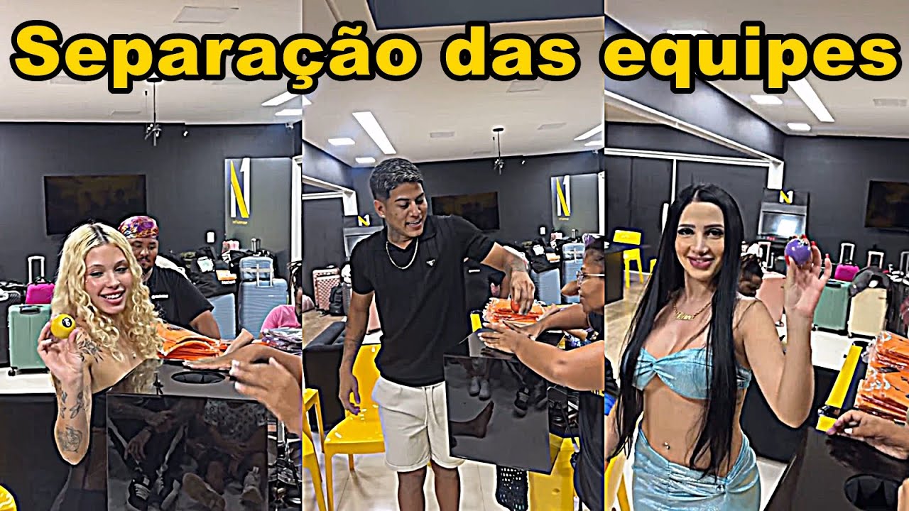 Anderson Neiff fez a separação das equipes para as dinâmicas