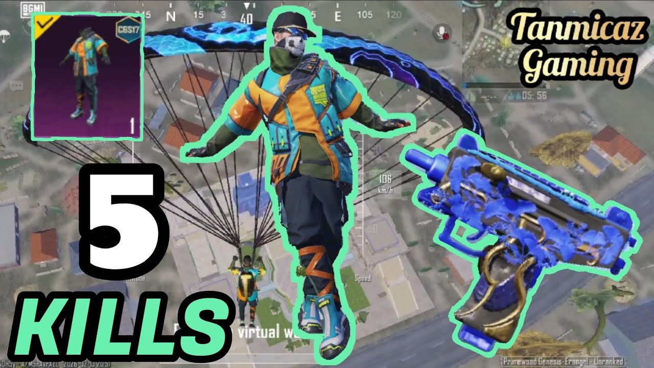 LAST CIRCLE THRILLER| BGMI INTENCE FIGHT 🔥 WITH 5 KILLS 😈