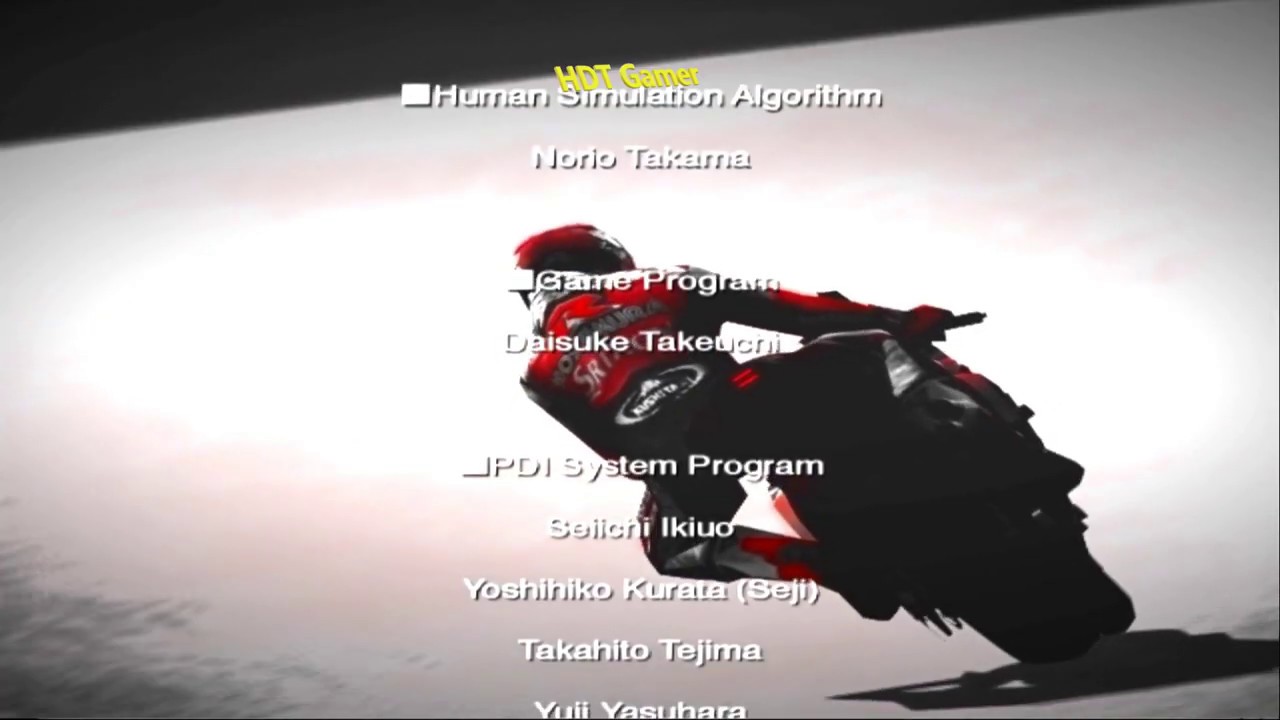 🏍 Credits Tourist Trophy