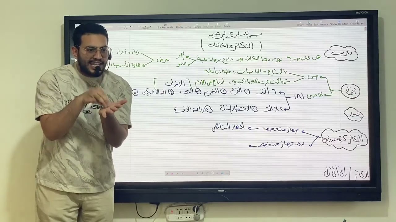 لم تفاصيل وفنيات اول درس تكاثر في شوال