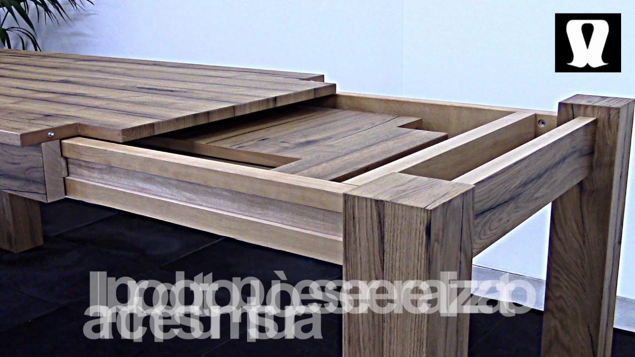 Tavolo Linea Nuova Loggia Rovere Vecchio Spaccato . Clessidra Arredo San Mauro pascoli