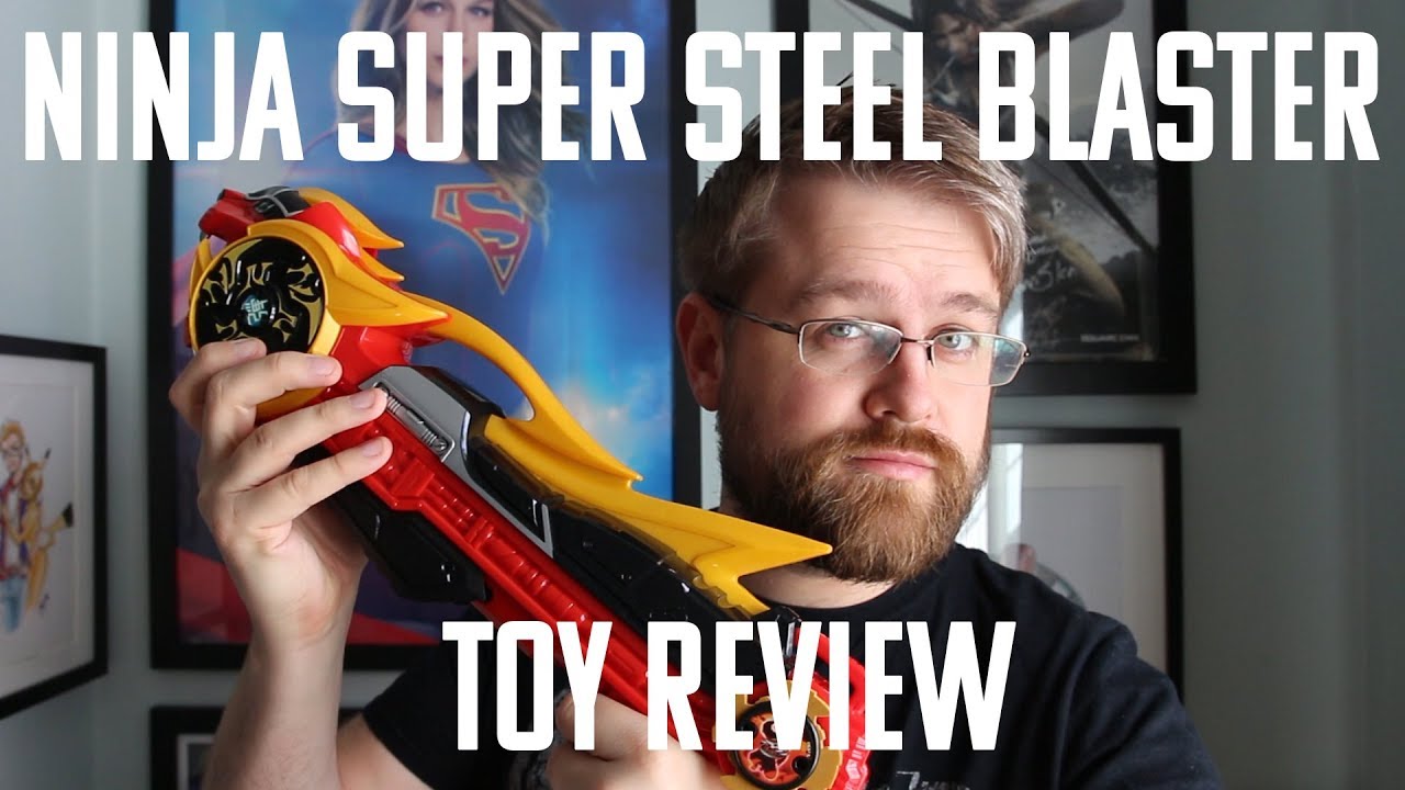 Power Rangers Ninja Super Steel Blaster Toy Review | Airlim