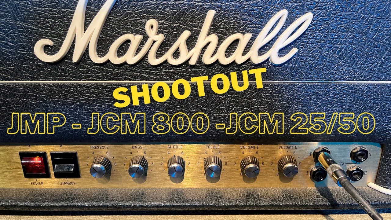 Marshall - shootout - JMP, JCM800, 2555x Silver Jubilee