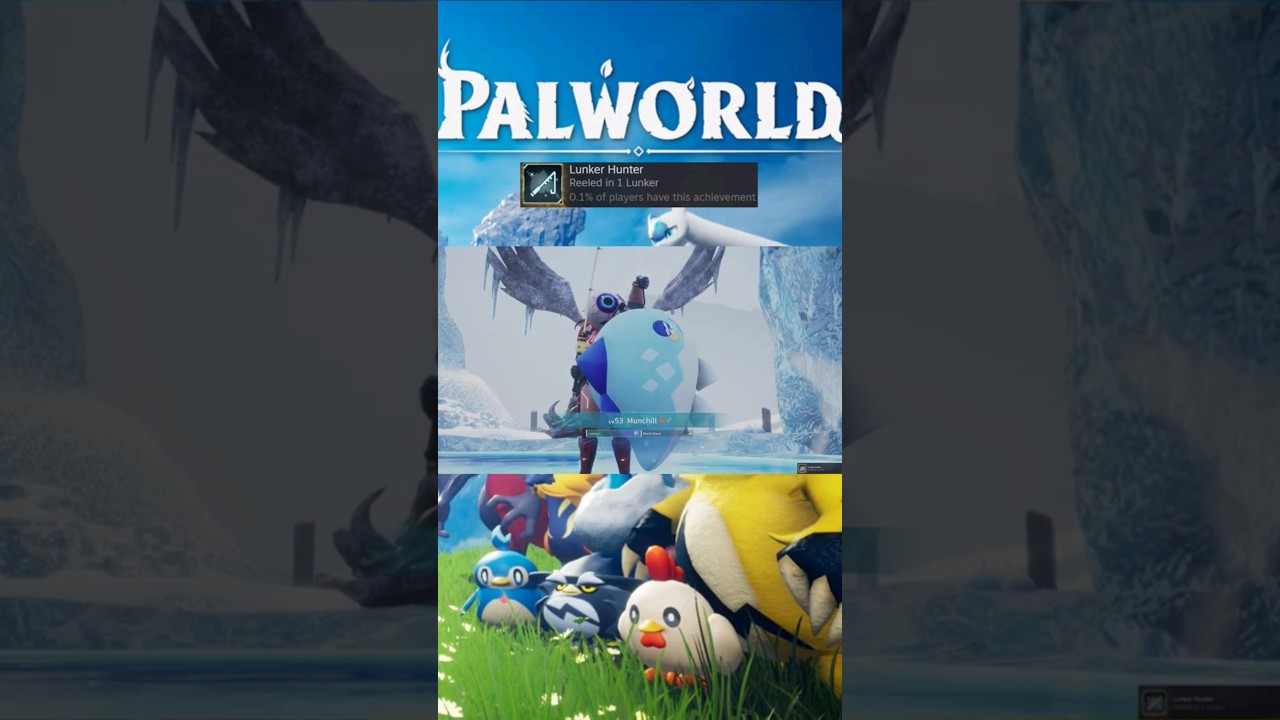 Palworld - How To Unlock The Lunker Hunter Achievement! 🎣 Details In The Description!