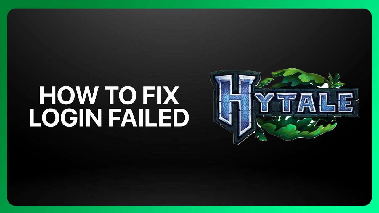 Как исправить ошибку &laquo;Вход не удался&raquo; в Hytale 2026! Учебное пособие.