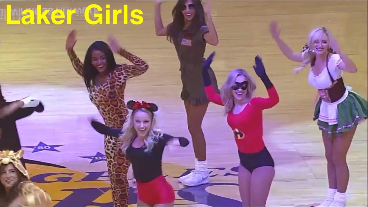 Laker Girls (Los Angeles Lakers Dancers) - NBA Dancers - Happy Halloween - Ghostbusters