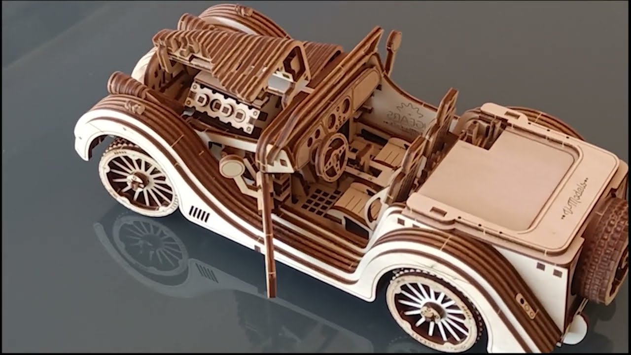 Montaje de Coche de época