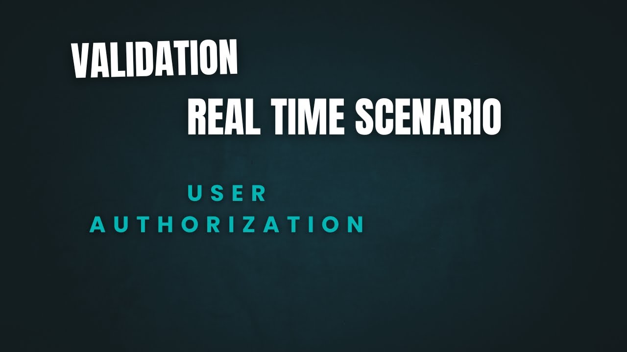 Validation Real-Time Scenario in SAP FI | User Authorization