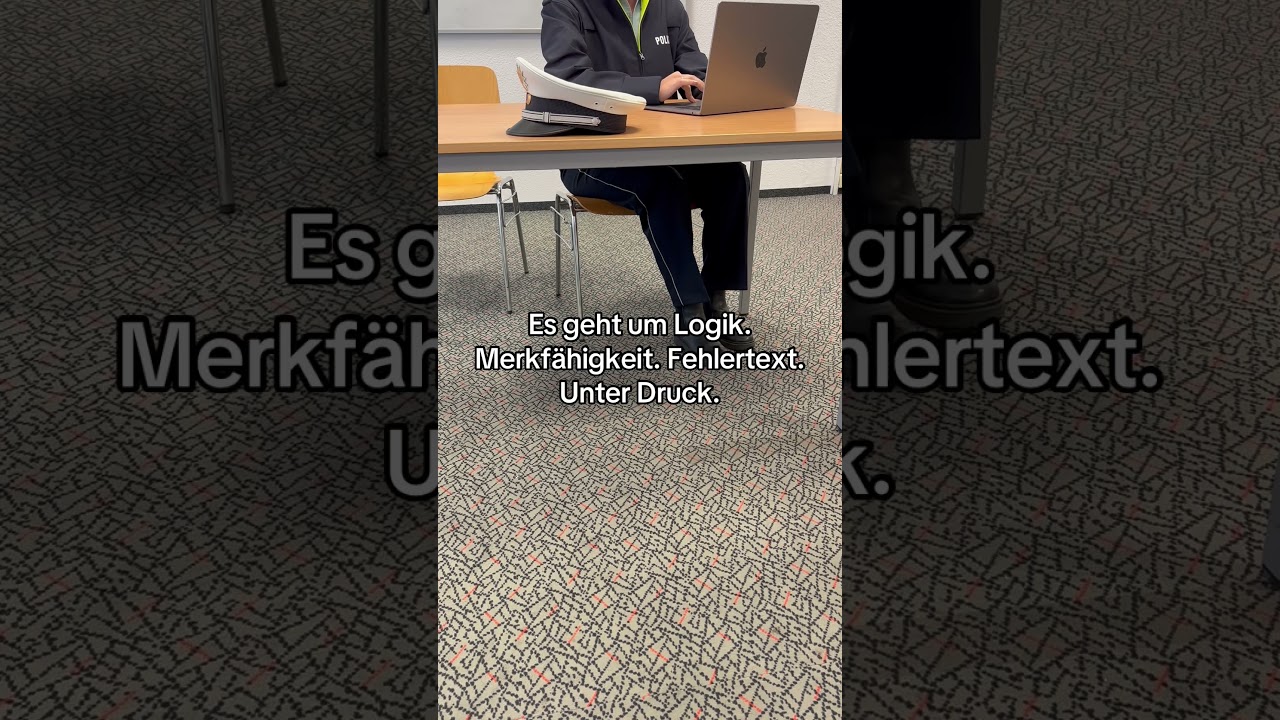 Viele scheitern am PC-Test der Polizei NRW 😬 Darum reicht Schulwissen nicht! #shorts