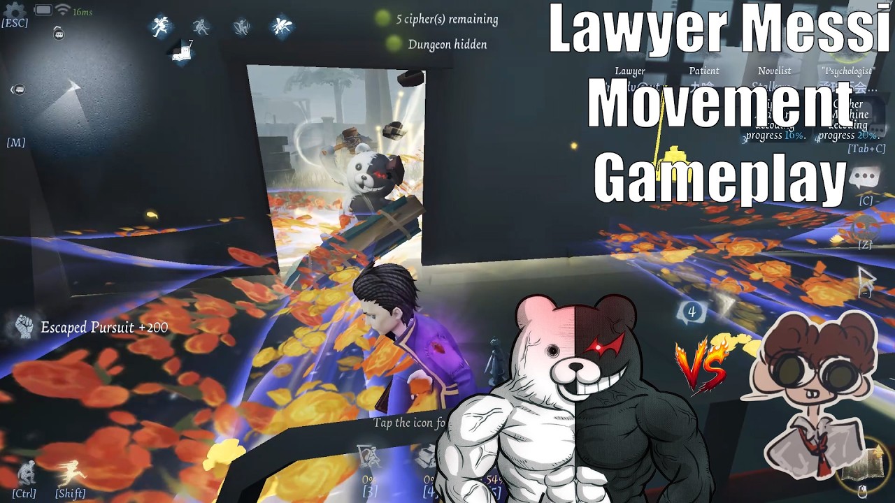 Messi Movement dodge Bon2 BOMB | #identityv