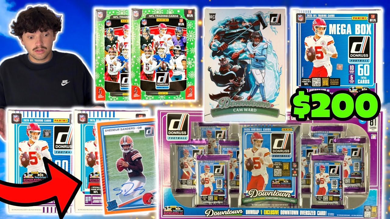 I Opened Every 2025 Donruss Football Retail Product!&hellip;