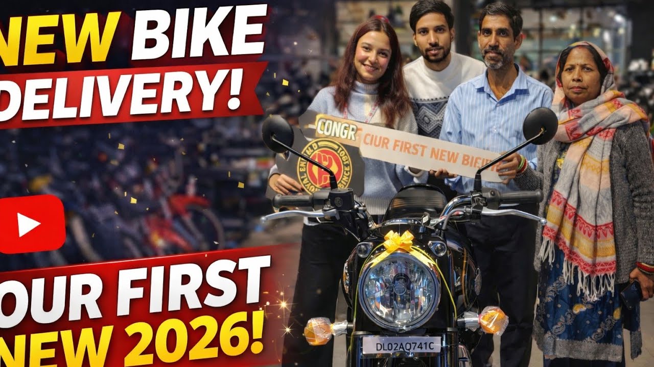 Taking Delivery of Royal Enfield Bike Vlog By:-@itsmyvlog8447