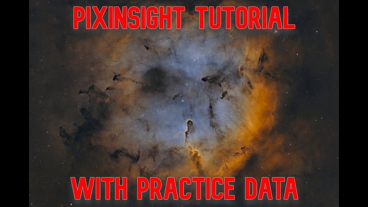 Pixinsight Processing IC 1396 (The Elephant's Trunk) With Practice Data