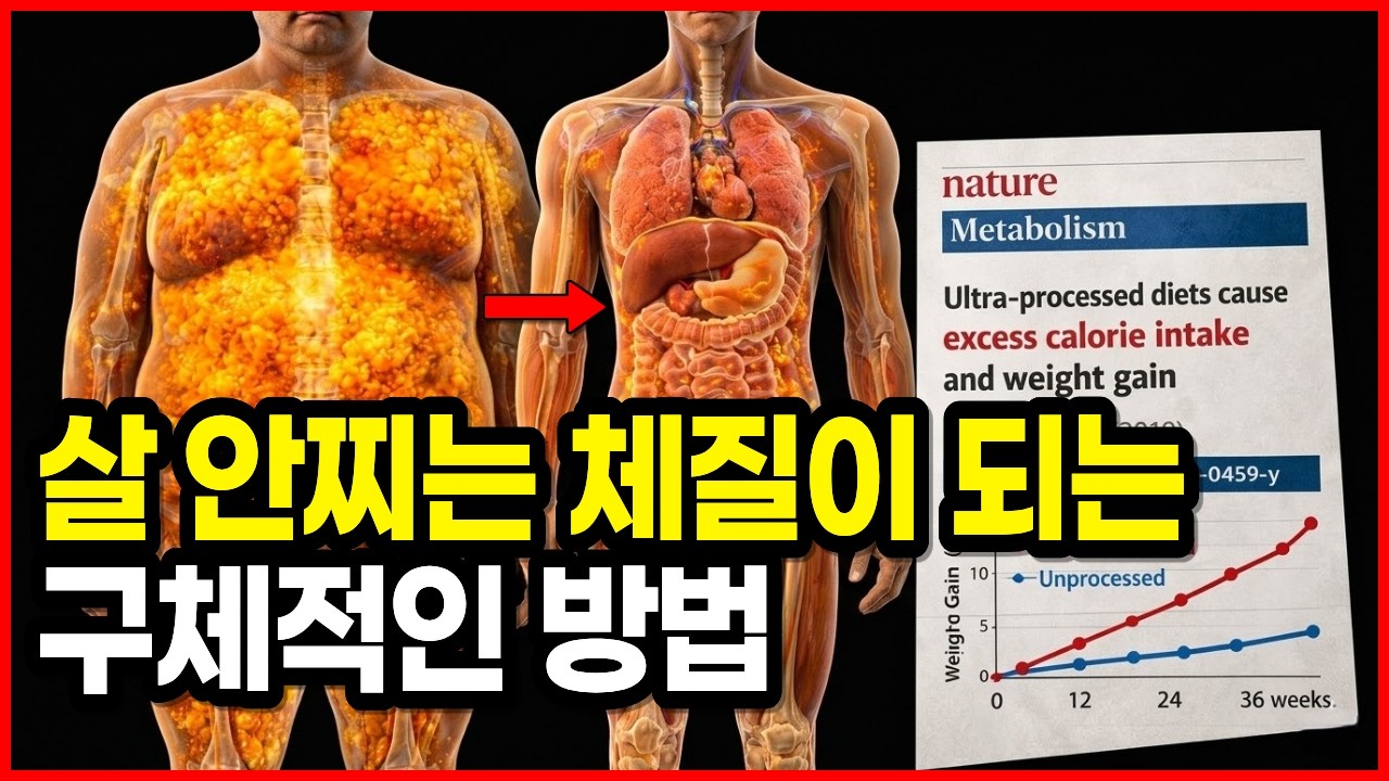 평생 살 안찌는 체질이 되는 진짜 확실한 방법