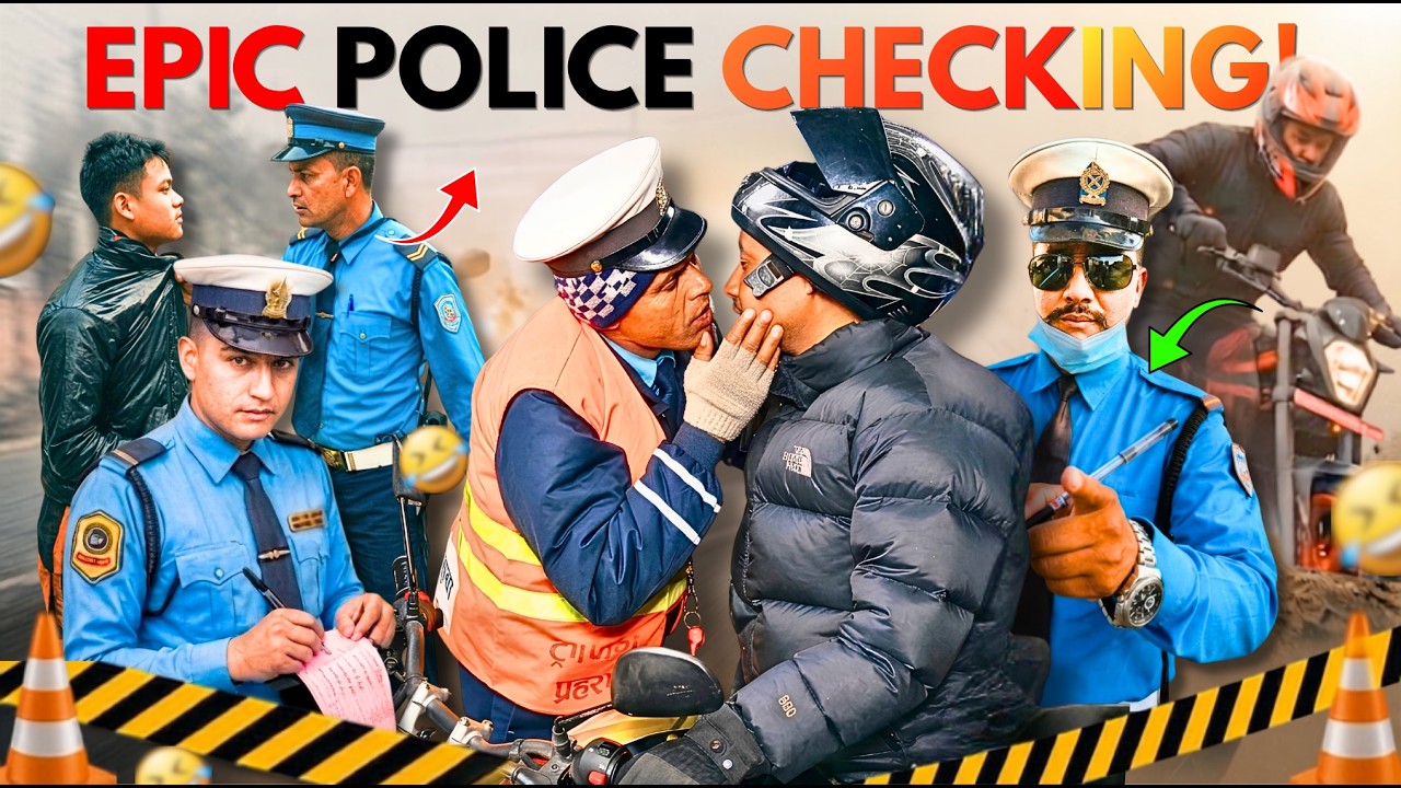 Nepal Traffic Police Epic Checking 🤣🔥 | Chill Mama