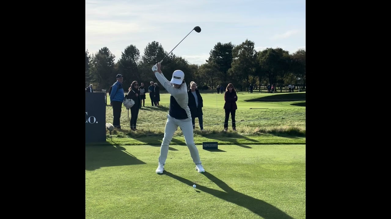 Jesper Svensson Golf Swing Slow Motion Driver (1/8th speed), 2024 Carnoustie